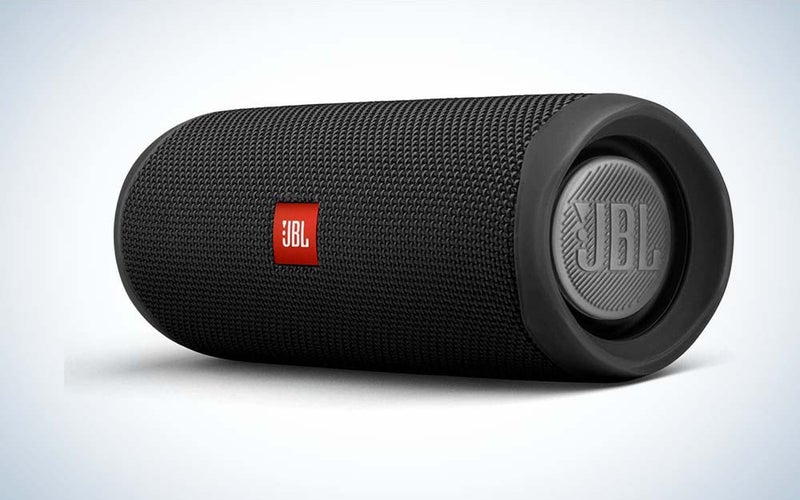 Black JBL flip 5 portable speaker