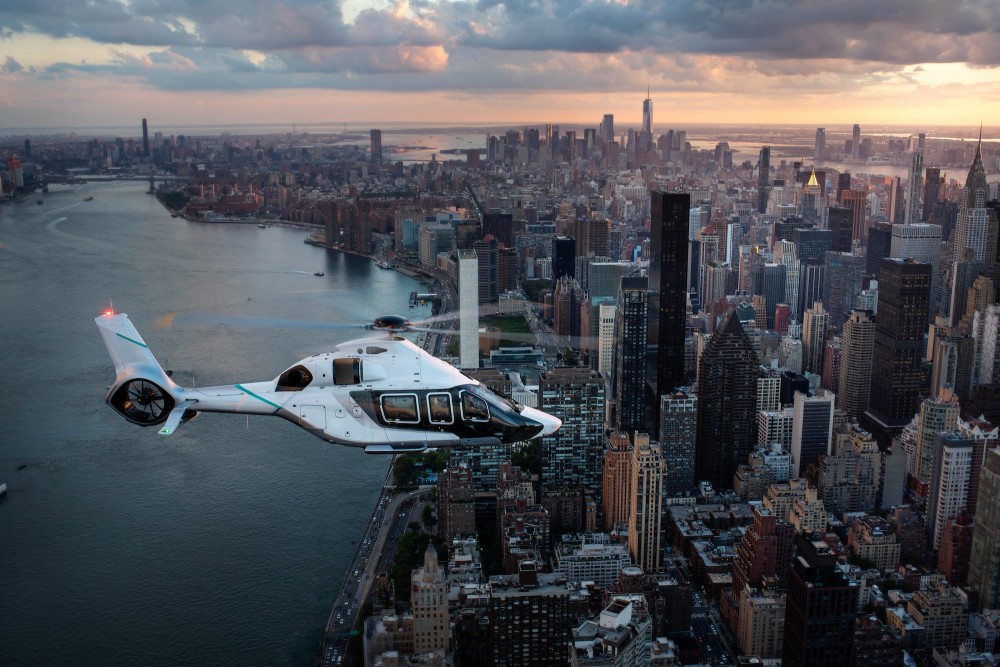 Airbus H160 in flight