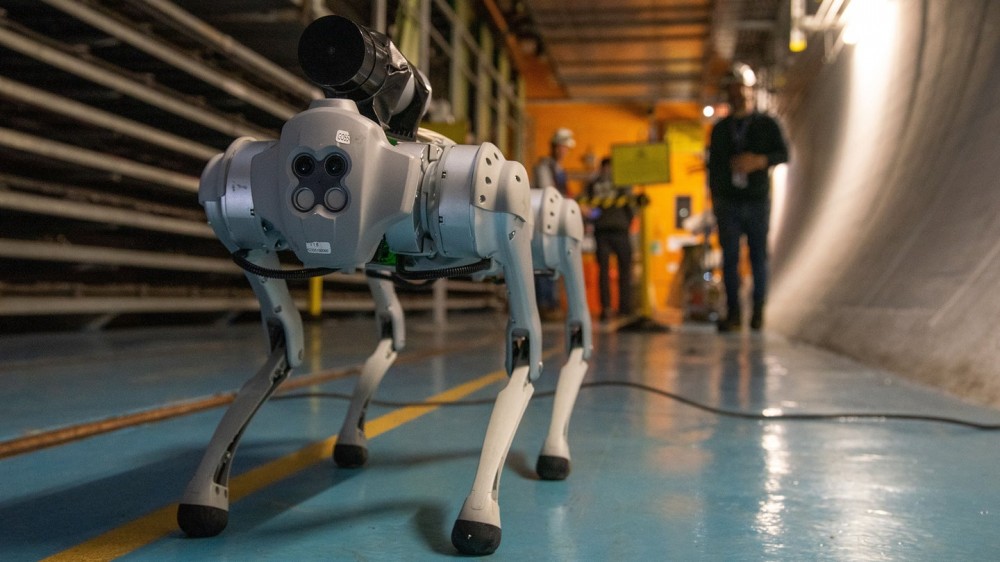 A four-legged ‘Robodog’ is patrolling the Large Hadron Collider